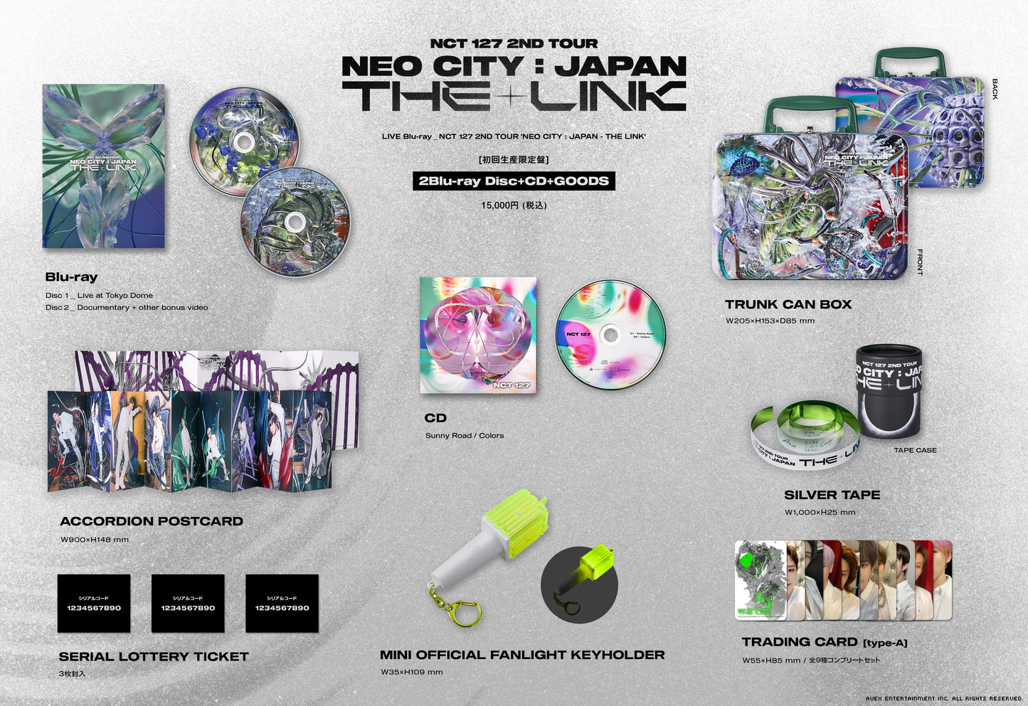 
                  
                    【初回生産限定盤】NCT 127 2ND TOUR 'NEO CITY : JAPAN - THE LINK'（2Blu-ray+CD+GOODS）
                  
                